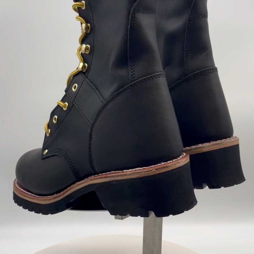 Logger/ Riding Leather Upper Men's Boots NWT Sizes Available - Picture 6 of 11